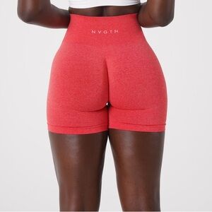 NVGTN Pro Seamless Shorts - Candy Apple Red